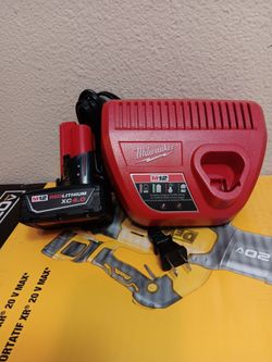 Brand New Milwaukee M12 battery and charger ($87.14