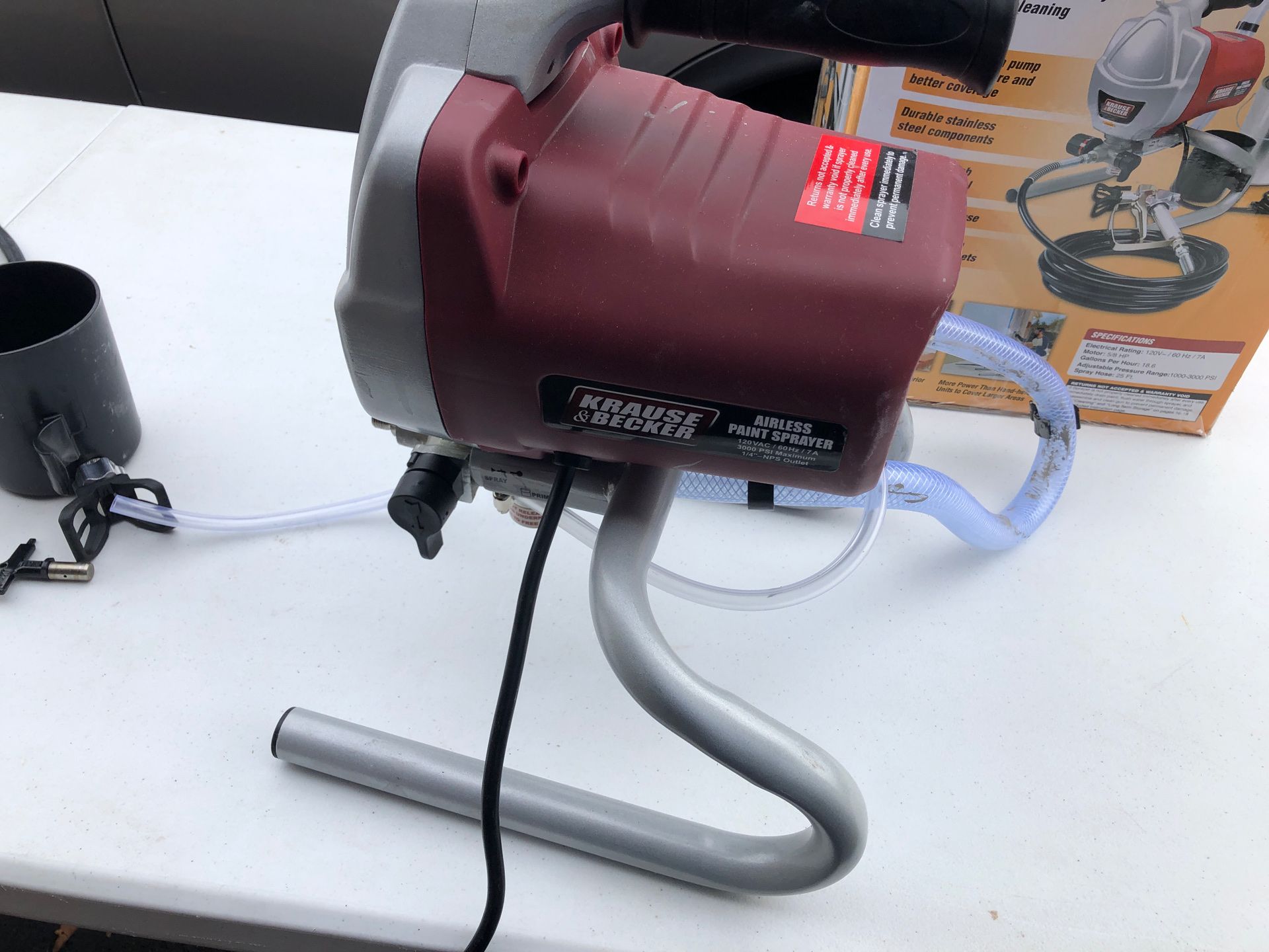 Krause and Becker 3000psi airless paint sprayer 62915 for Sale in