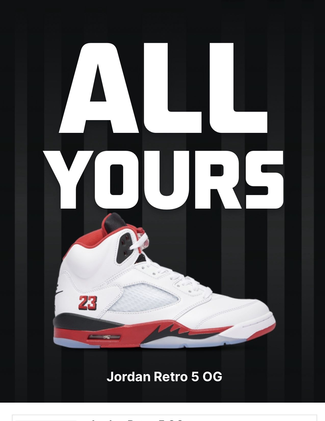 Jordan 5 Og Size 12 Men