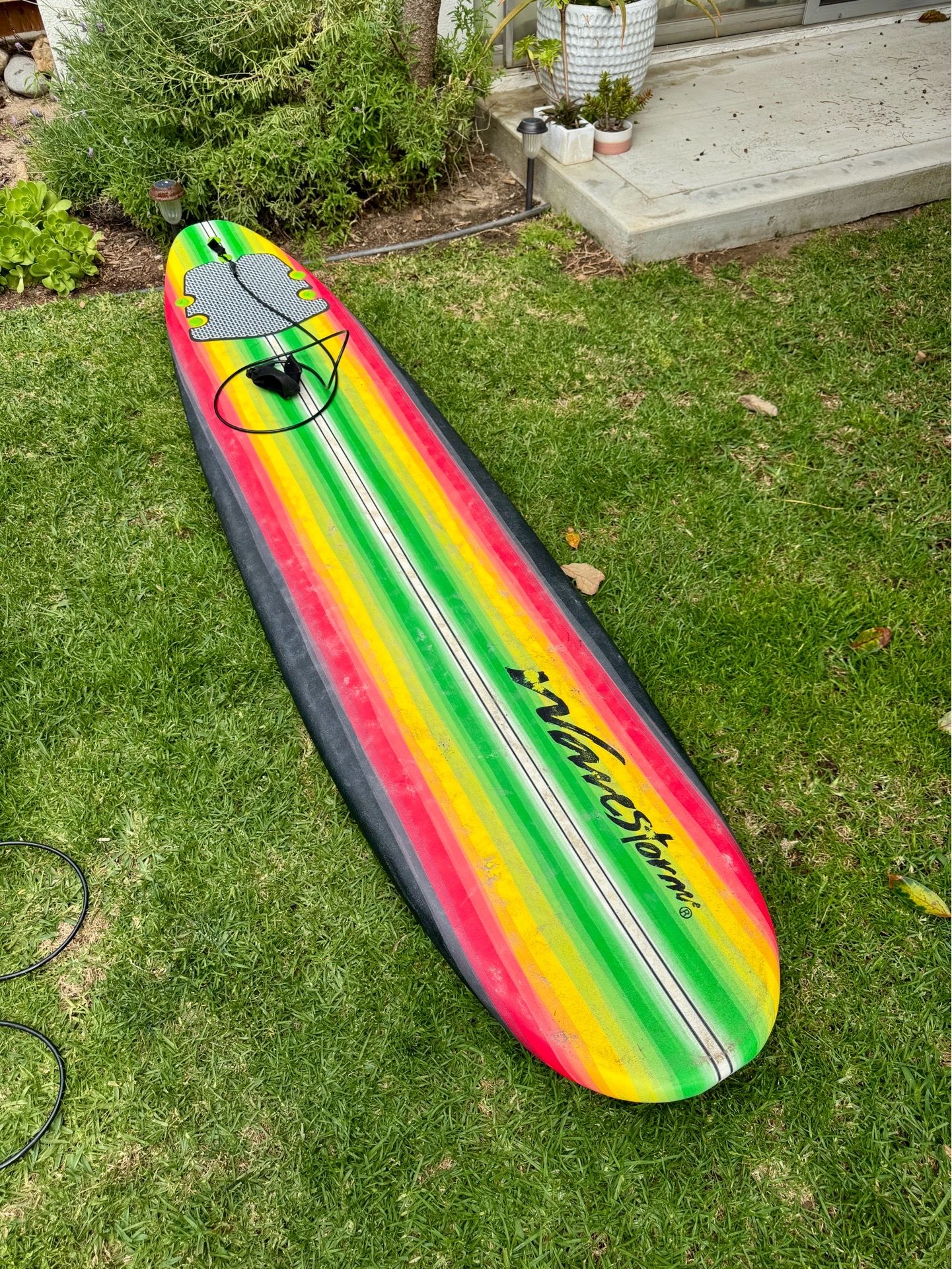 Rasta 8ft Wavestorm Surfboard - Like New