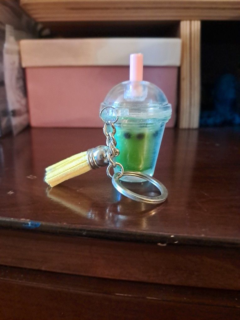 Cute Boba Keychain