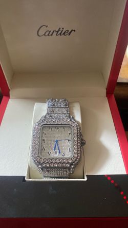 Cartier watch (moissanite)