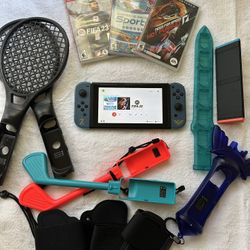 Nintendo Switch Bundle – Console, Games & Accessories – Great Condition