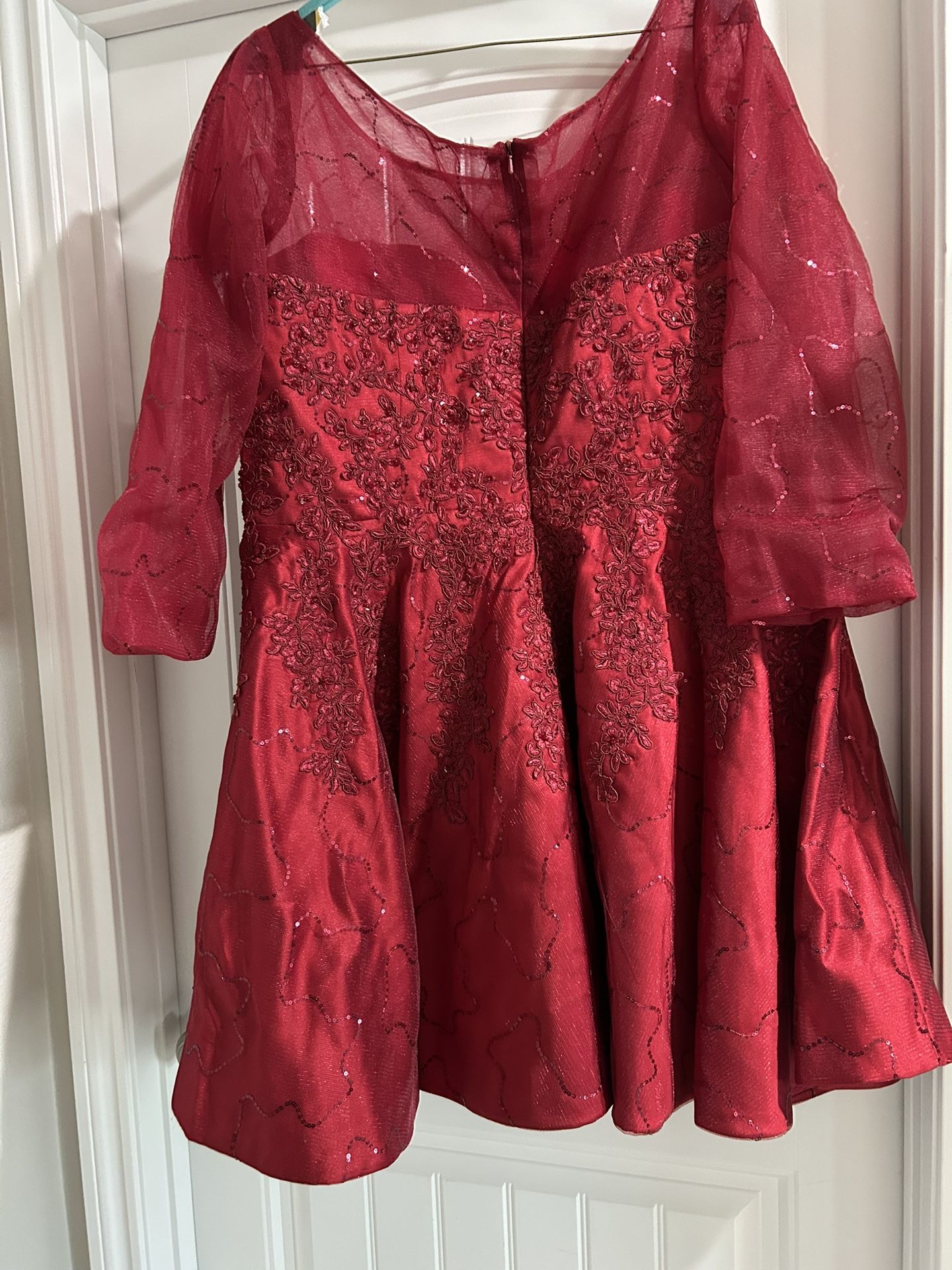 Burgundy Red Special Occasion Dress