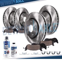 10pc Front Rear Disc Brake Rotors Ceramic Break Pads for Volvo S80V60V70XC70