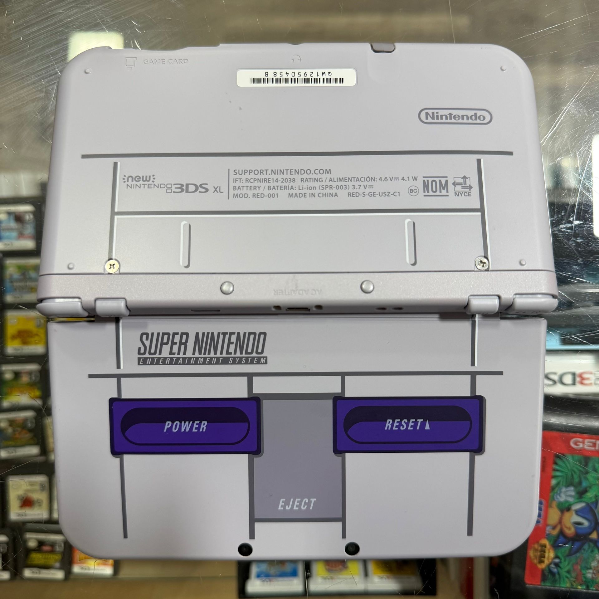 “New” Nintendo 3DS XL Super Nintendo Special Edition System