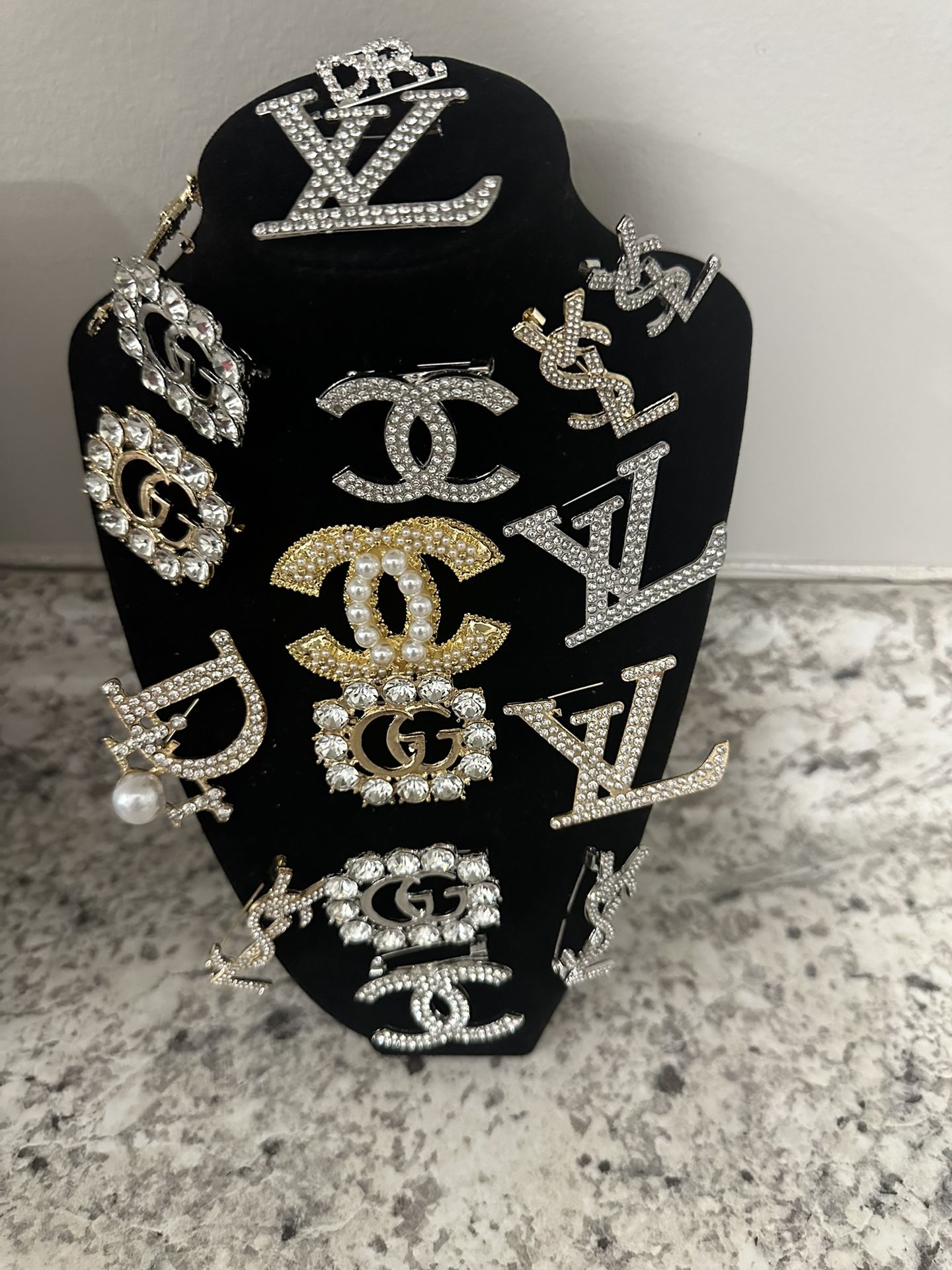 Designer brooches