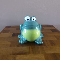 Mercuries Ceramic Frog Cookie Jar
