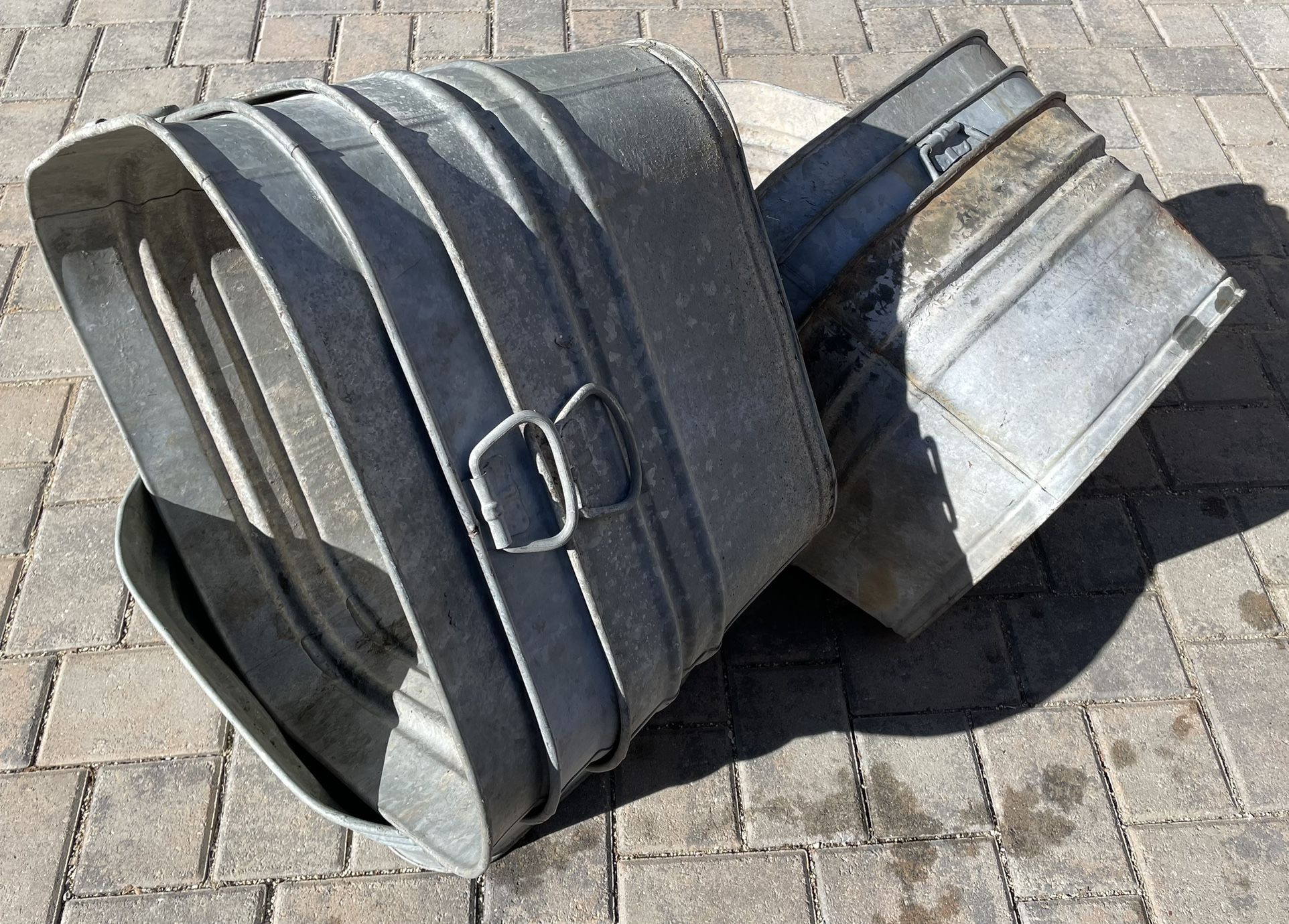 Square galvanized wash tubs for Sale in Grover Beach, CA OfferUp