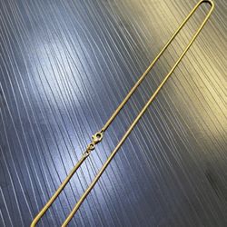 14K Solid Snake Chain 