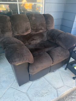 Brown Recliner Loveseat