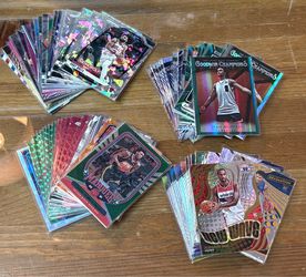 200+ NBA Basketball Card Lot – Prizm, Mosaic, Revolution