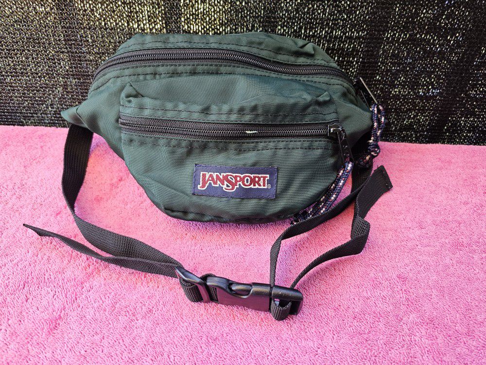 Jansport Waist Pack Fanny Pack Unisex Adjustable Carrying Backpack 2 Pocket