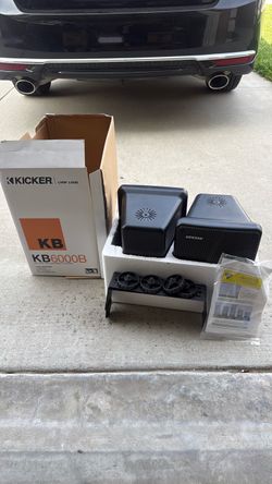 Kicker KB6000B Loud Speakers