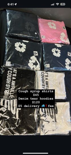 That’s A Awful Lot Of Cough Syrup & Denim Tear Hoodies