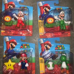 Super Mario Collectible Doll Set 