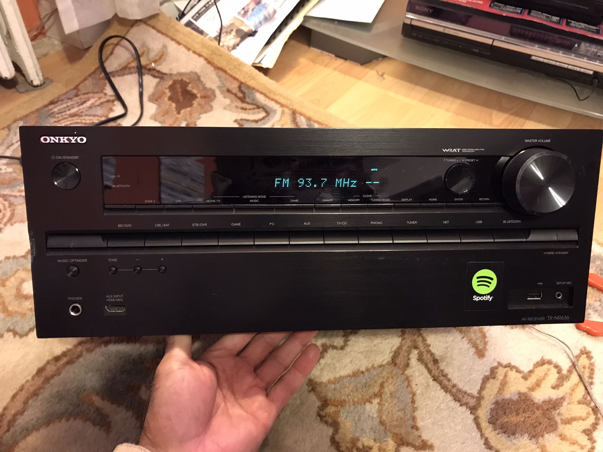 ONKYO TX-NR636 AV Receiver used - Like New