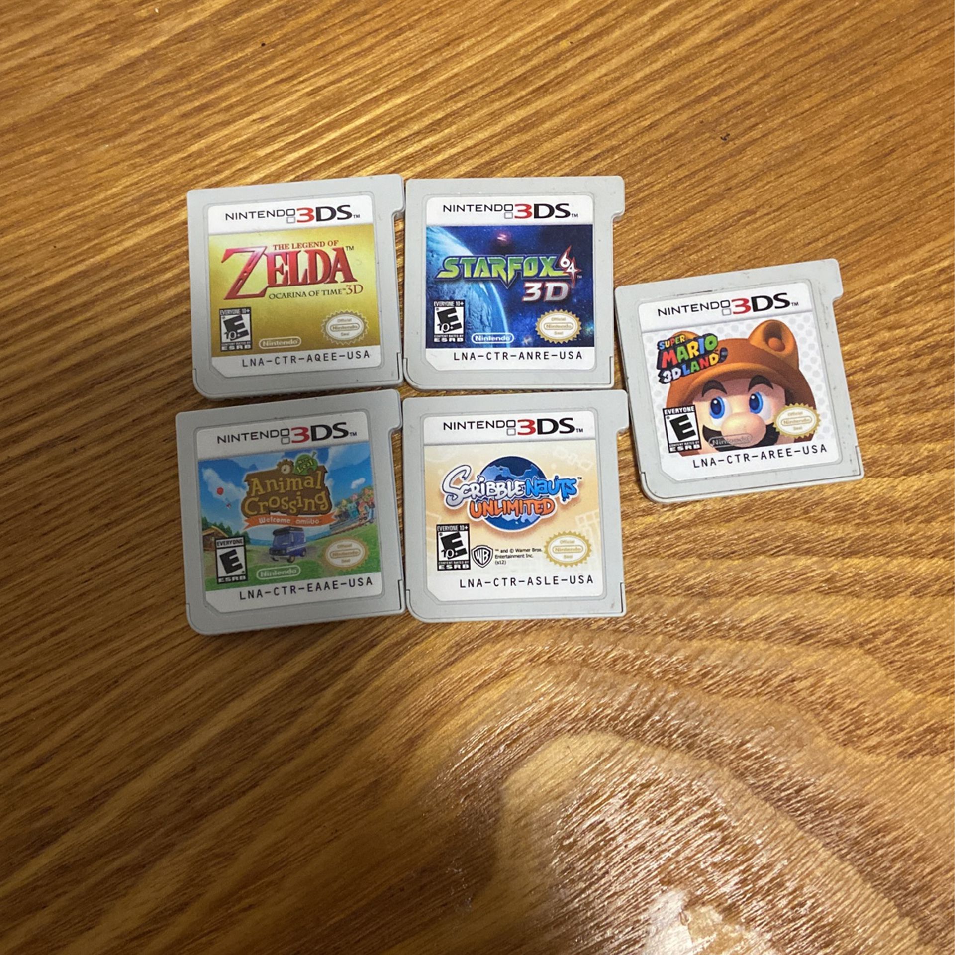 Nintendo 3DS Loose Cartridges 