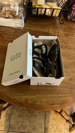 Croft & Barrow Black Nyala Sandals 