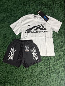 Hellstar Tee And Shorts Set