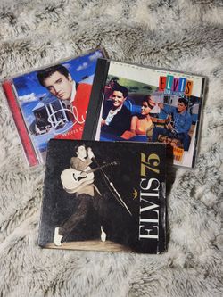 Elvis Presley CD Lot ( Set of 3 ) - Elvis 75, White Christmas, Viva Las Vegas / Roustabout