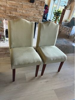 Accent/dinner chair set of 2 - color sage