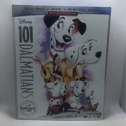 Disney’s 101 Dalmatians Blu-ray DVD Digital Copy New 