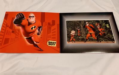 Disney Pixar “The Incredibles” Best Buy Collectible Lithograph Exclusive Picture Photo