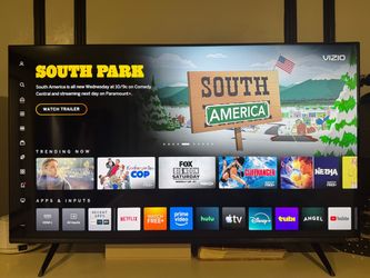 40” Vizio Smart TV with Stand and Remote