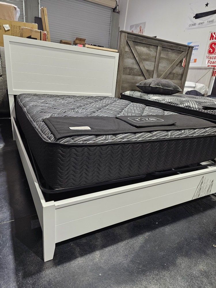 New White Beachside Bed Frame