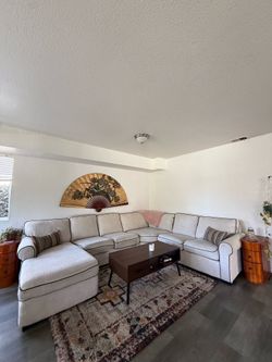 White Couch fair-good condition