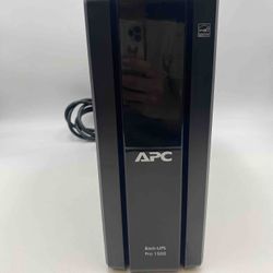 APC Back-UPS Pro 1500VA/865W 120V 5-15R outlets AVR LCD (No Battery APC RBC124 ) BR1500G