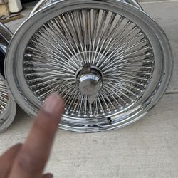 Set of 20”s wire wheels 