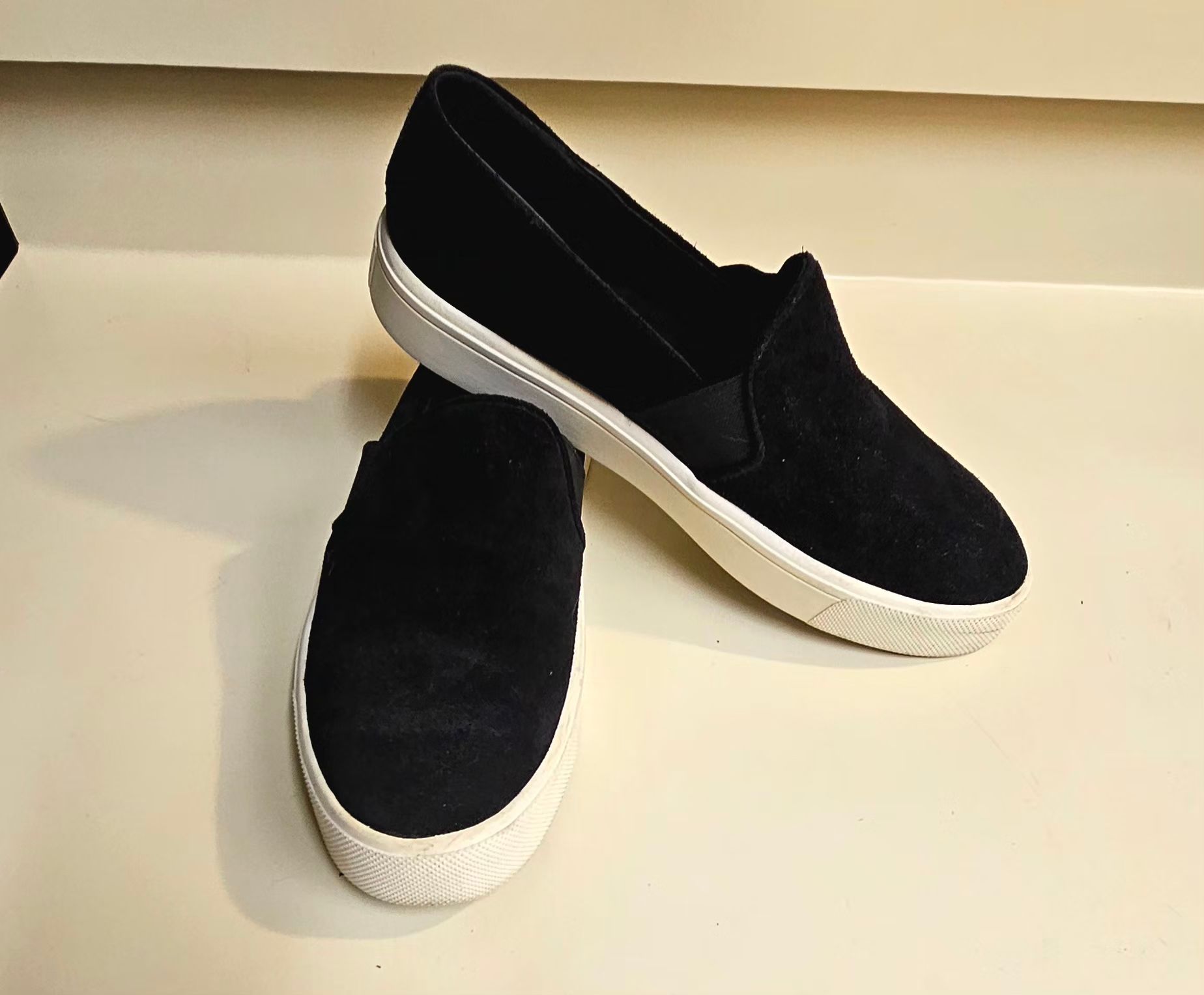** PRICE DROP** Black Suede Fashion Sneakers by VINCE Women's Size 6M