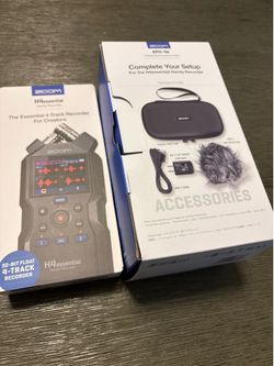 Brand New Zoom H4essential 32-Bit Float Handy Recorder + Accessory Pack (Sealed)