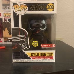 Kylo Ren Funko Pop Glow In The Dark Target Exclusive