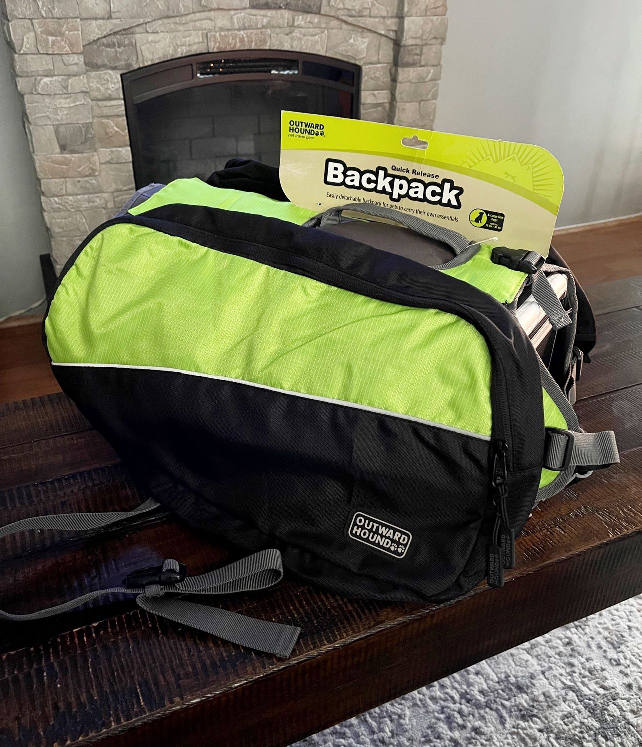 New! Dogs Outward Hound XL Quick Release Backpack. Retail $40. Size XL: 25-41" 70-90lbs. Brand new never used! Removable pack takes weight off the dog