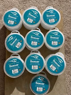Seaguar inshore 25 lb fluorocarbon fishing line spools