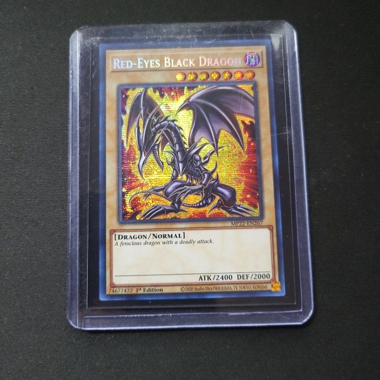 Yu-Gi-Oh! - Red-Eyes Black Dragon - MP22-EN267 - Prismatic Secret Rare 1st Near Mint RSD