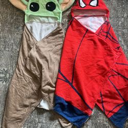 Pool & Bath Towels Yoda & Spider-Man