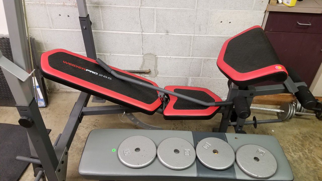 WEIGHT BENCH, WEIGHTS, 2ND BENCH