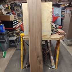 Black Walnut Plank, Dried And Planed