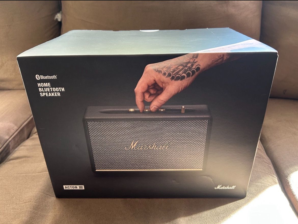BRAND NEW Marshall Bluetooth Speaker Action III (3)