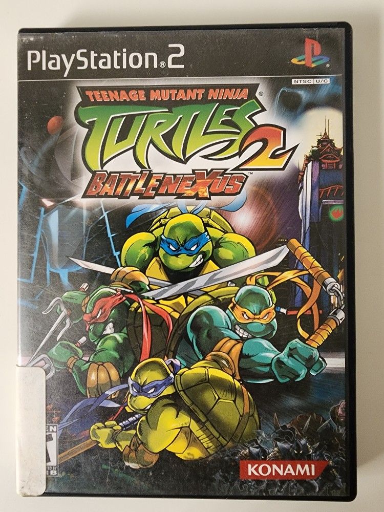 PS2 Teenage Mutant Ninja Turtles 2 Battlenexus