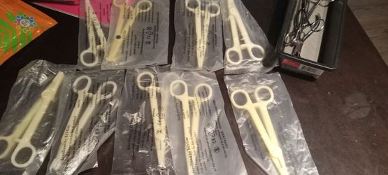 Sterilized CLAMPS FOR piercings