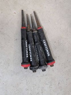 Craftsman Pin Punch Set – 4 pcs, Heavy Duty