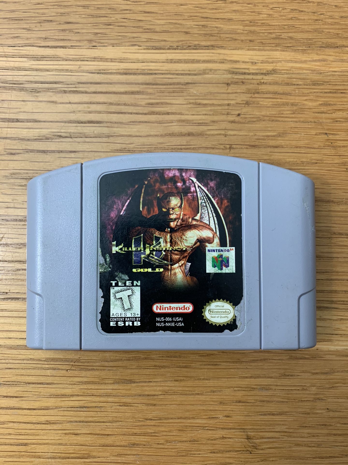 Killer instinct Gold N64 game