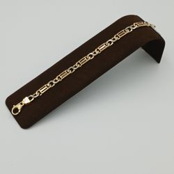 14kt 2T Bracelet, 24.8 Grams  8.5"