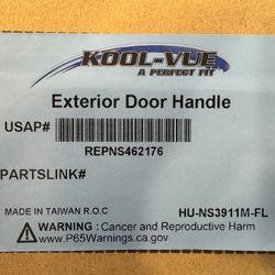 *FREE* BRAND NEW Exterior Door Handle 2018 Nissan Leaf Sv