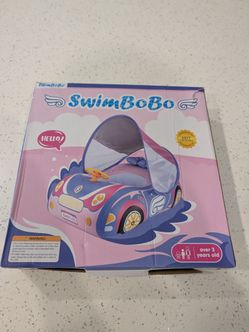 Baby float with shade
